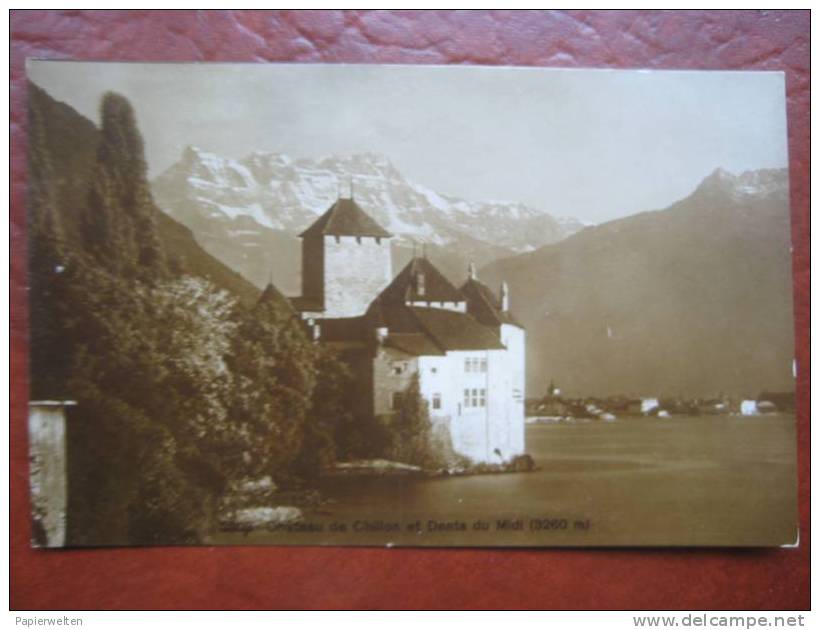 Veytaux (VD) - Chateau De Chillon Et Dents Du Midi - Veytaux