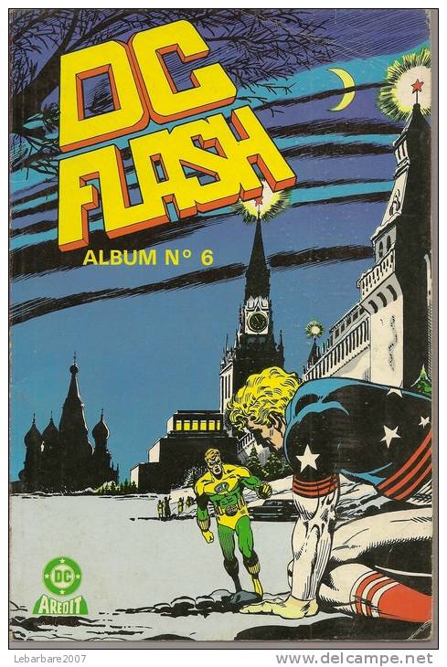 DC FLASH  Reliure N° 6 ( N° 11 + 12 ) -  AREDIT 1987 - Arédit & Artima