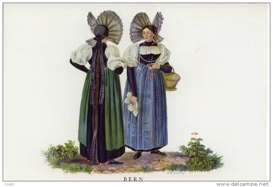Bern Berne Alte Schweizer Trachten Anciens Costumes Suisses - Costumes