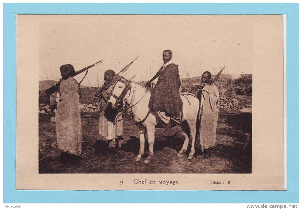 ETHIOPIE - Chef En Voyage + Soldats - Ethiopië