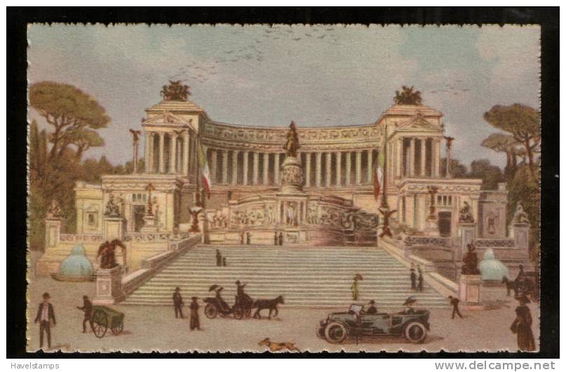 Roma - Monumento A Vittorio Emanuele II. - Old ART Postcard - Malerei & Gemälde