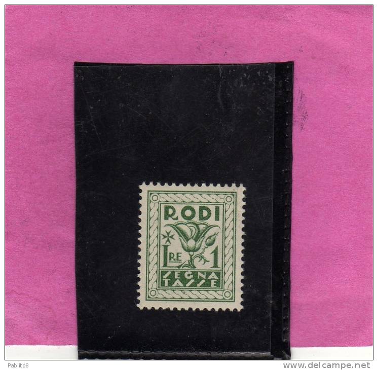 EGEO 1934 SEGNATASSE LIRE 1 MNH - Egeo