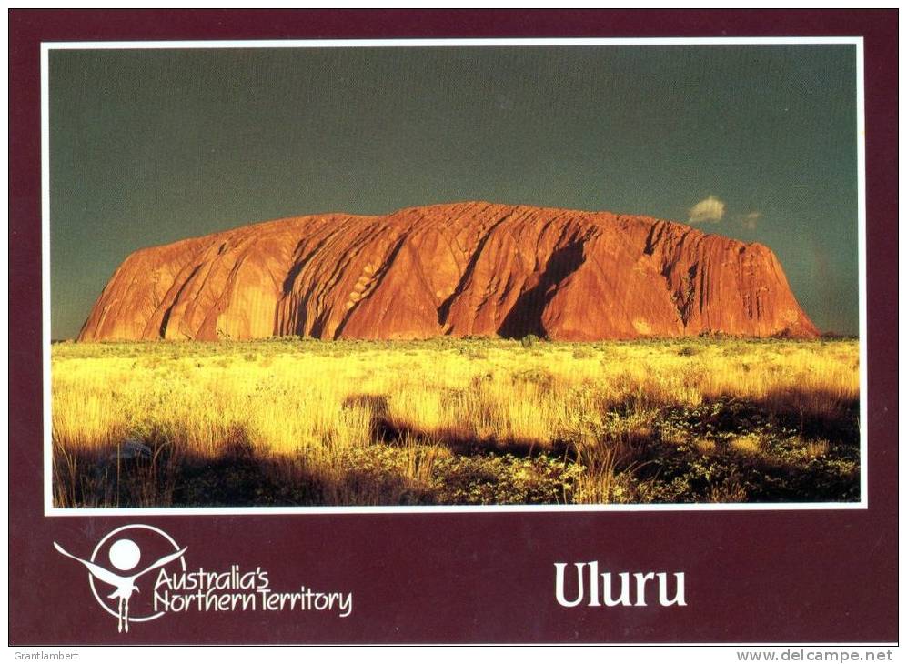 Uluru, Ayers Rock At Sunset, Central Australia Northern Territory - Unused Barker Souvenirs - Uluru & The Olgas