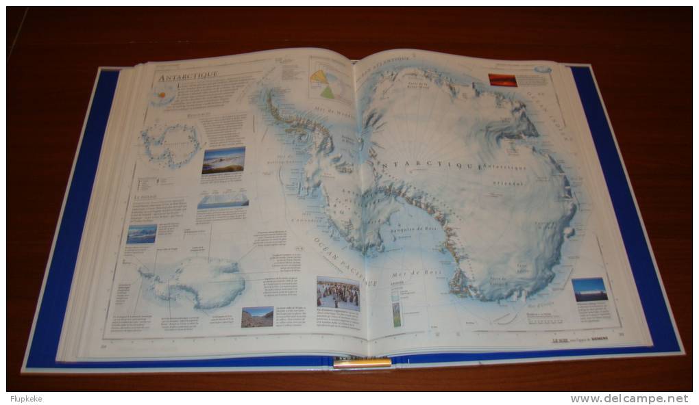 Grand Atlas pour le XXIème Siècle Le Soir & Éditions Dorling Kindersley & Gallimard 1999 ouvrage complet!