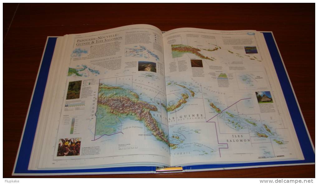Grand Atlas pour le XXIème Siècle Le Soir & Éditions Dorling Kindersley & Gallimard 1999 ouvrage complet!