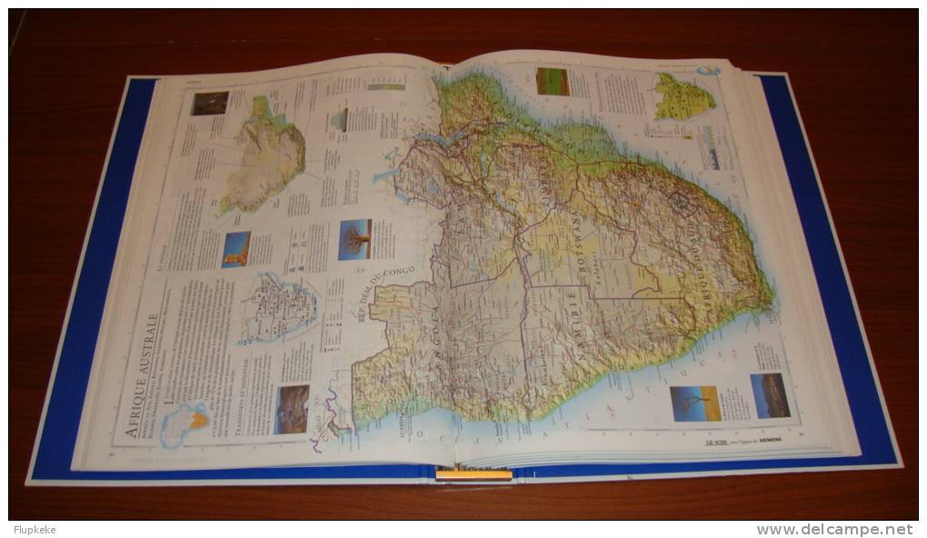 Grand Atlas pour le XXIème Siècle Le Soir & Éditions Dorling Kindersley & Gallimard 1999 ouvrage complet!