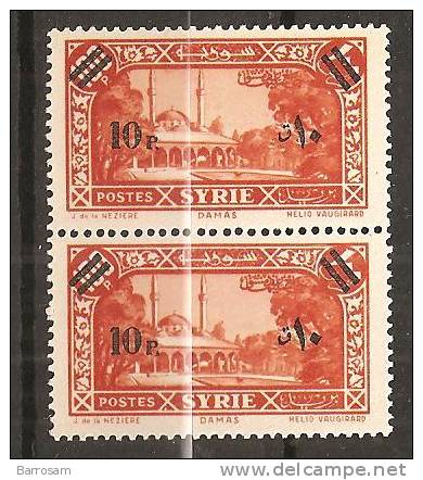 Syria1938: Yvert246mnh** Pairs - Autres & Non Classés