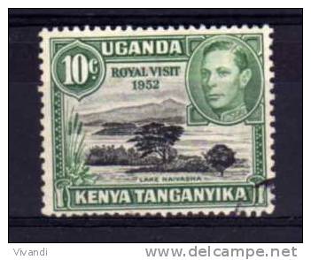 K.U.T. - 1952 - 10 Cents Royal Visit - Used - Kenya, Ouganda & Tanganyika