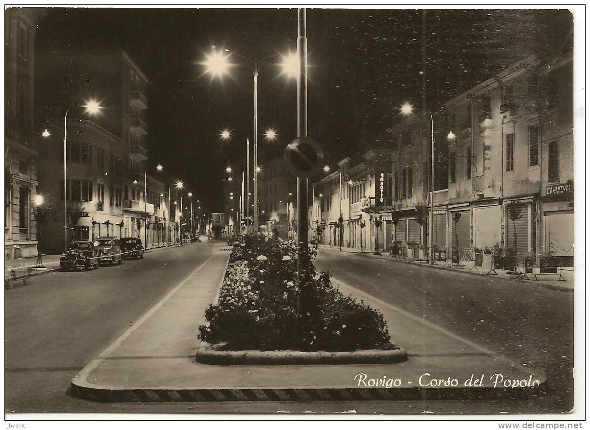 VENETO - ROVIGO - Corso Del Popolo (notturno) - Rovigo