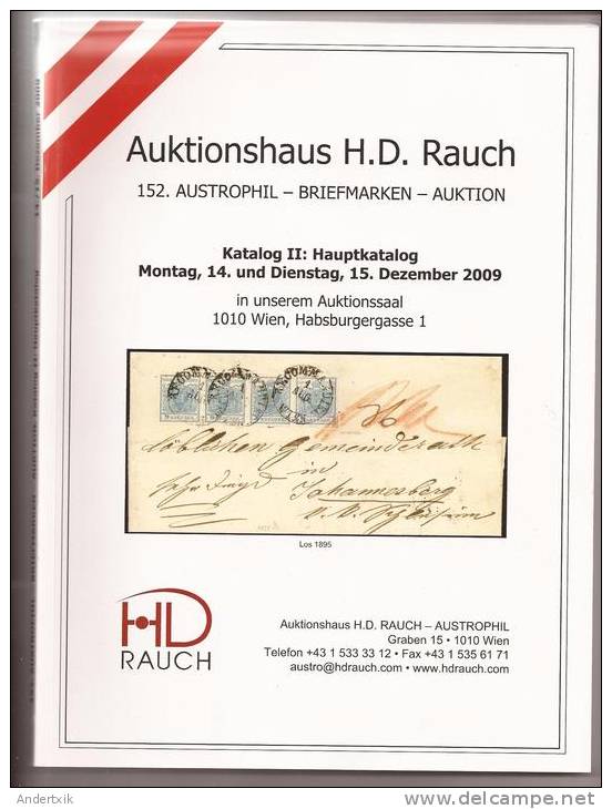 Catálogo De Ventas RAUCH (nº 152, De Diciembre 2009) - Catalogues For Auction Houses