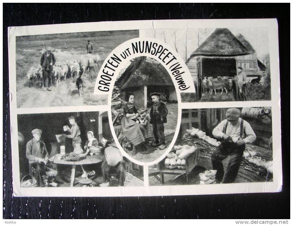 NUNSPEET - Groeten Uit Nunspeet - 1956  - Lot 112 - Nunspeet