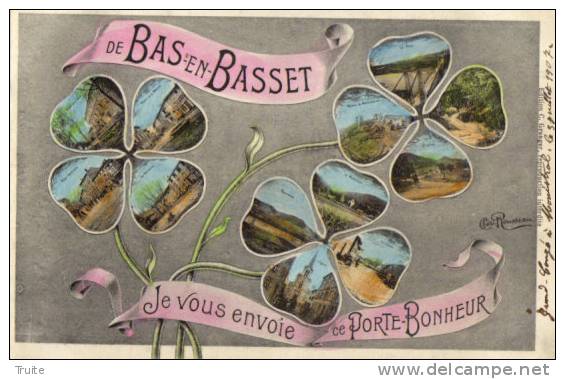 DE BAS EN BASSET JE VOUS ENVOIE CE PORTE BONHEUR - Le Chambon-sur-Lignon