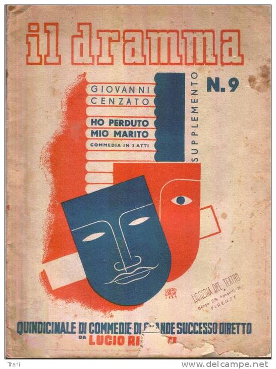 IL DRAMMA - HO PERDUTO MIO MARITO - Anno 1936 - Livres Anciens