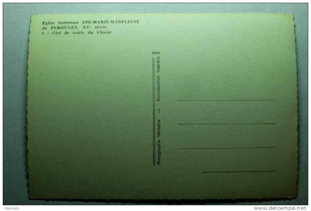 D 01 - Pérouges - église Forteresse Sainte Marie Madeleine - Clef De Voûte Du Choeur - Pérouges