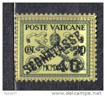 R134 - VATICANO 1931 , Segnatasse N. 4  *  Mint - Taxes