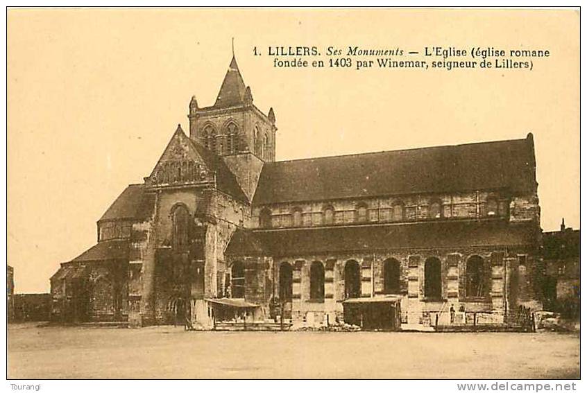 Pas-de-Calais : R 62 358 : Lillers  -  Eglise - Lillers