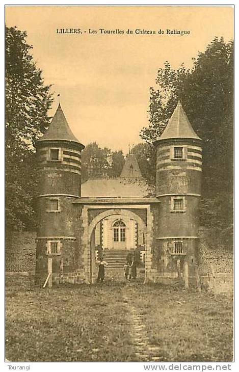 Pas-de-Calais : R 62 359 : Lillers  -  Tourelles Du Château De Relingue - Lillers