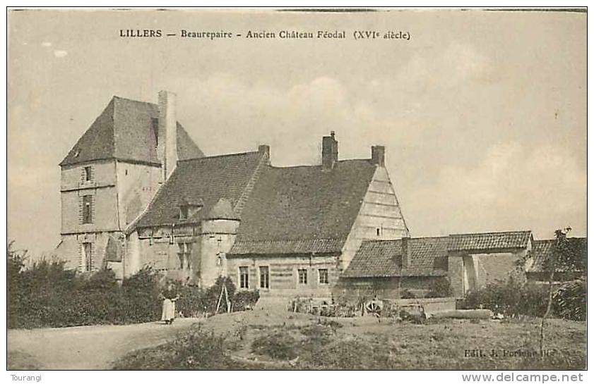 Pas-de-Calais : R 62 363 : Lillers  -  Château Féodal  -  Beaurepaire - Lillers