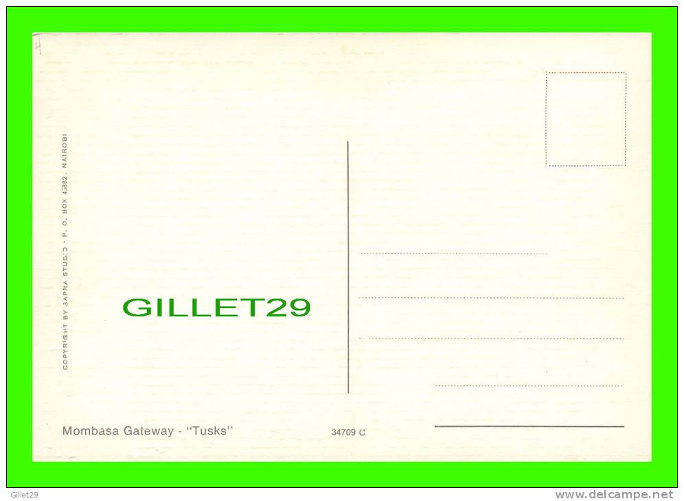 MOMBASA, KENYA - MOMBASA GATEWAY " TUSKS " - SAPRA STUDIO, NAIROBI - ANIMÉE DE VIEILLES VOITURES - - Kenia