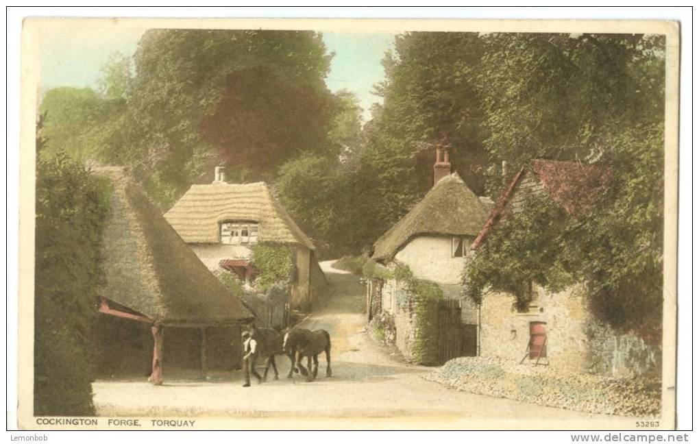 UK, United Kingdom, Cockington Forge, Torquay, 1931 Used Postcard [P7632] - Torquay