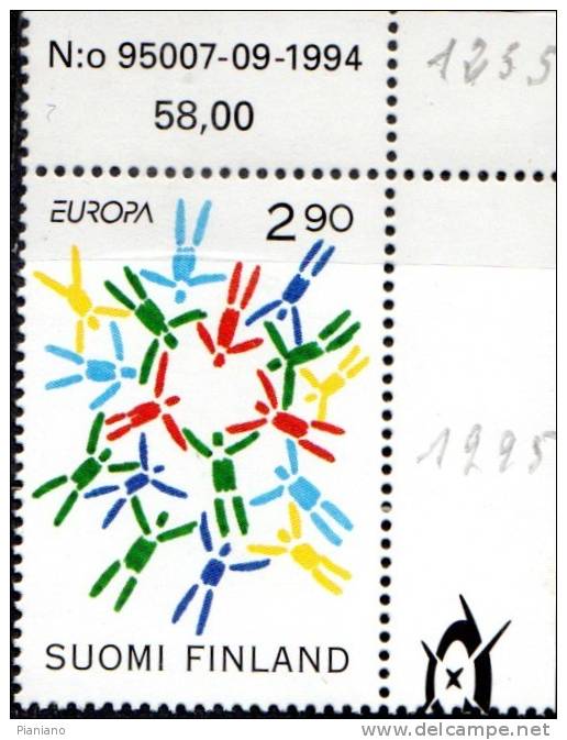 PIA  -  FINLANDE  -  1995  : Europa  (Yv 1255) - Ungebraucht