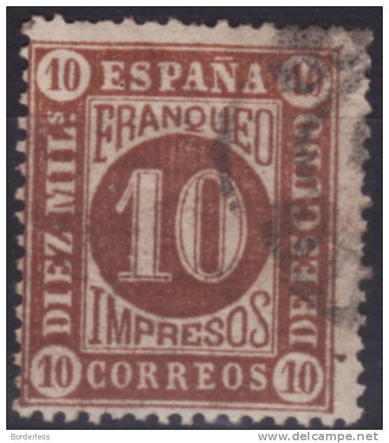 ESPAGNE /  1867  /  Y&T N° 94 (o) USED - Oblitérés