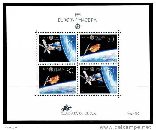 MADEIRA 1991 EUROPA CEPT  MS  MNH - 1991