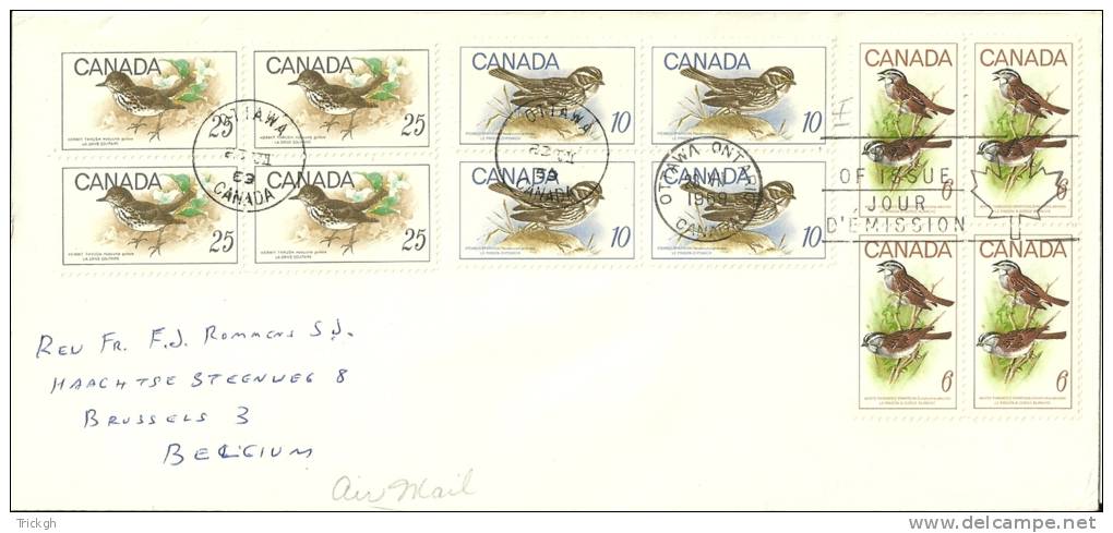 Canada Ottawa 1969 FDC / Grive Lijster Trush Drossel / Pinson Vink Finch Finke - Passereaux