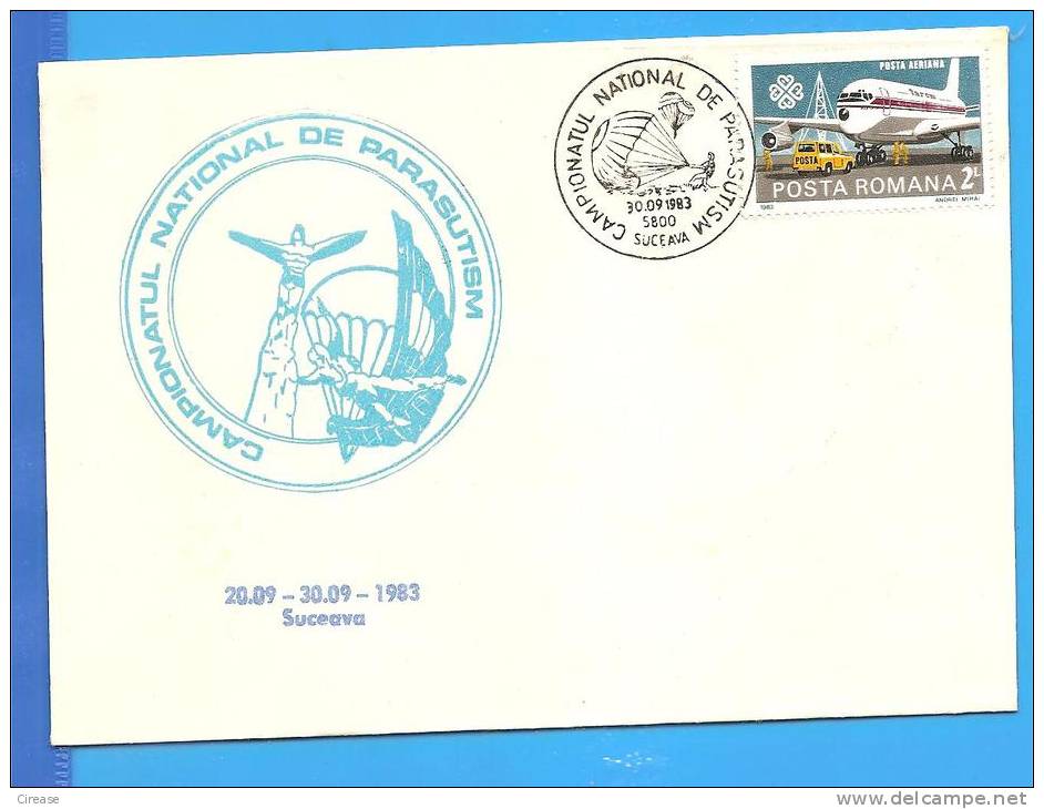 National Championship Skydiving Romania Cover 1983 - Fallschirmspringen