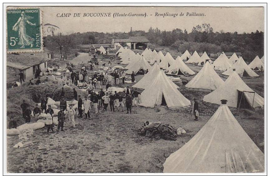 31 - B14021CPA - BOUCONNE - CAMP - LEGREVIN - Remplissage Des Paillasses - Parfait état - HAUTE-GARONNE - Sonstige & Ohne Zuordnung