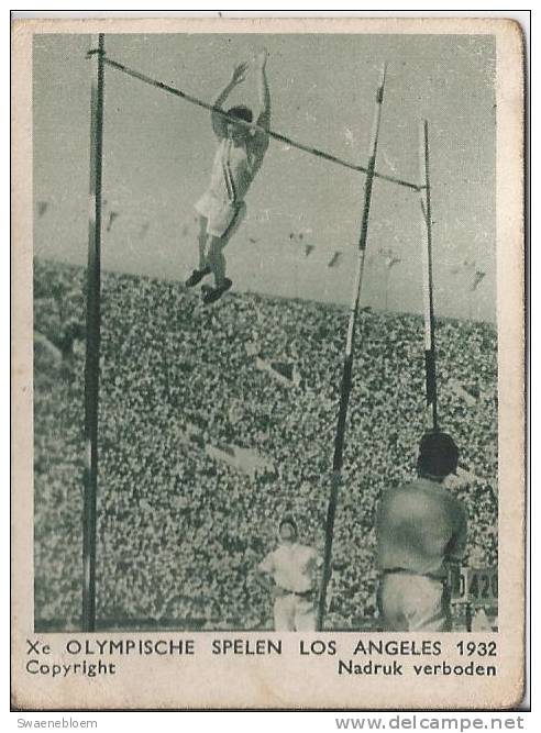 Olympische Spelen Los Angeles 1932. Polsstokhoogspringen, Miller - Jeux Olympiques - Olympics Games - Stadion - Andere & Zonder Classificatie