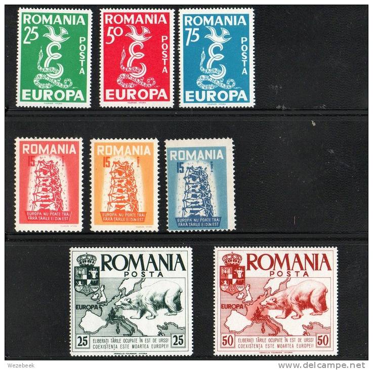 Romania Europa - Unused Stamps