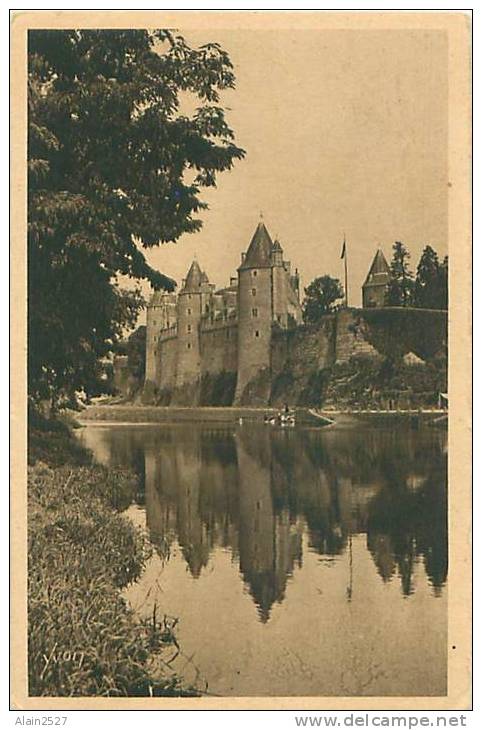 56 - JOSSELIN - Les Bords De L'Oust Et Le Château (Ed. Yvon, 8) - Josselin