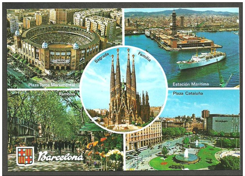 BARCELONA  -  VARIOS ASPECTOS DE LA CIUDAD  -  ED.  CAMPAÑÁ - Barcelona