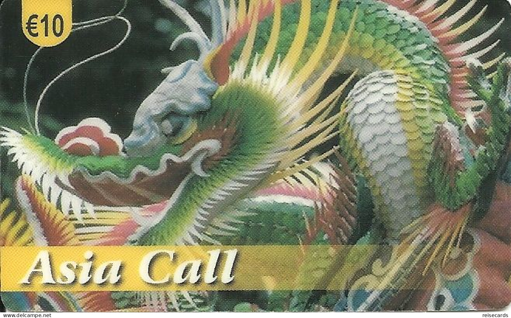 Belgium: Prepaid  Asia Call - Dragon - [2] Prepaid & Refill Cards