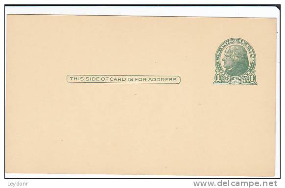 Postal Card - Thomas Jefferson - UX27 - - 1901-20