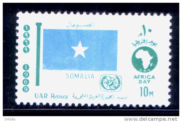 EGYPT / 1969 / AFRICAN TOURIST DAY / FLAG / SOMALIA / MNH / VF. - Ongebruikt