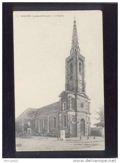 Mauves L'église édit.chapeau N° 1 - Mauves-sur-Loire