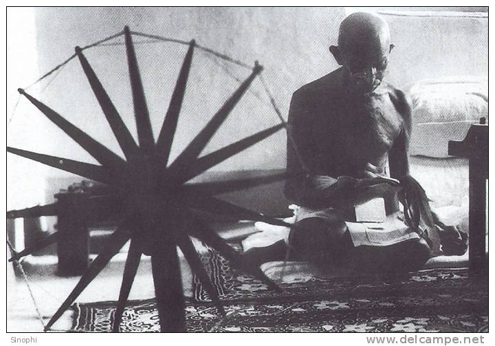 ( AN03-108  ) @      Mahanta Gandhi  .   Pre-stamped Card  Postal Stationery- Articles Postaux - Mahatma Gandhi