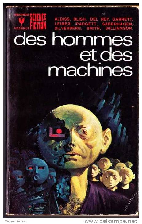 Marabout Science-fiction 434 - Collectif - Des Hommes Et Des Machines - 1973 - TBE - Marabout SF