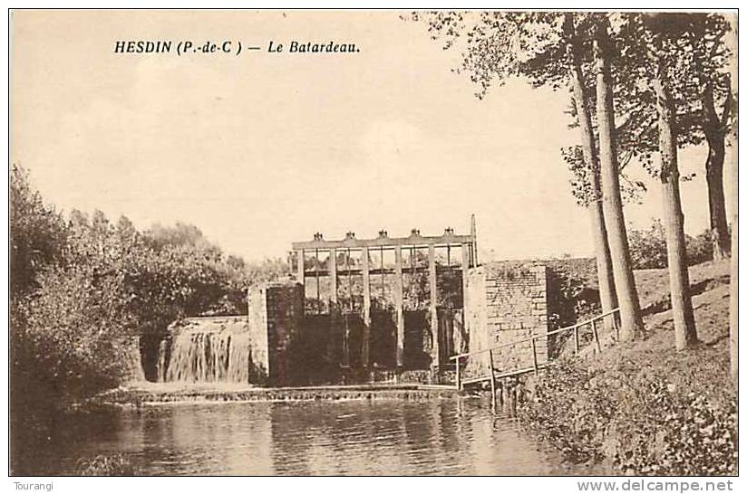 Pas-de-Calais : R 62 396 : Hesdin  -  Barrage  -  Le Batardeau - Hesdin