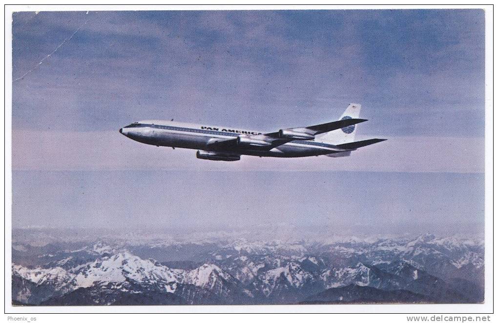 AIRPLANES - Boeing 707 - 32 IB, Pan American - 1946-....: Moderne