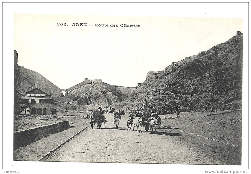 Aden Ou En Arabe: &#1593;&#1583;&#1606; (Yémen) : Attelages Sur La Route Des Citernes En 1905 (animée). - Yémen