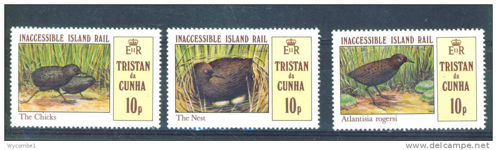 TRISTAN DA CUNHA  -  1981  Inaccessible Island Rail  UM - Tristan Da Cunha