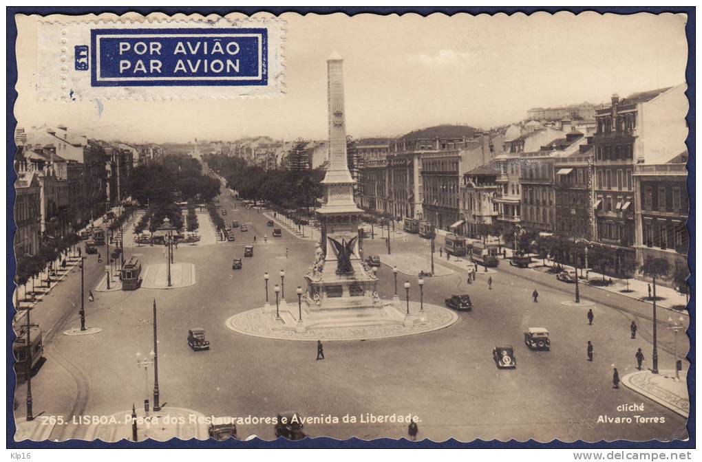 PORTUGAL,LISBOA, PC 1946 - Lettres & Documents