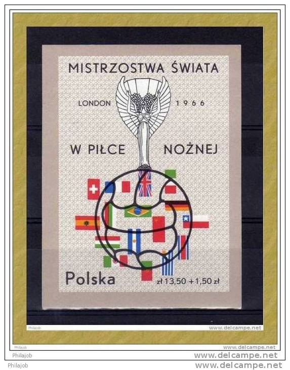 Bloc N° 44 De Pologne Neuf ** MNH Coupe Du Monde 1966 Londres + Prix Dégressif. - Zomer 1964: Tokyo