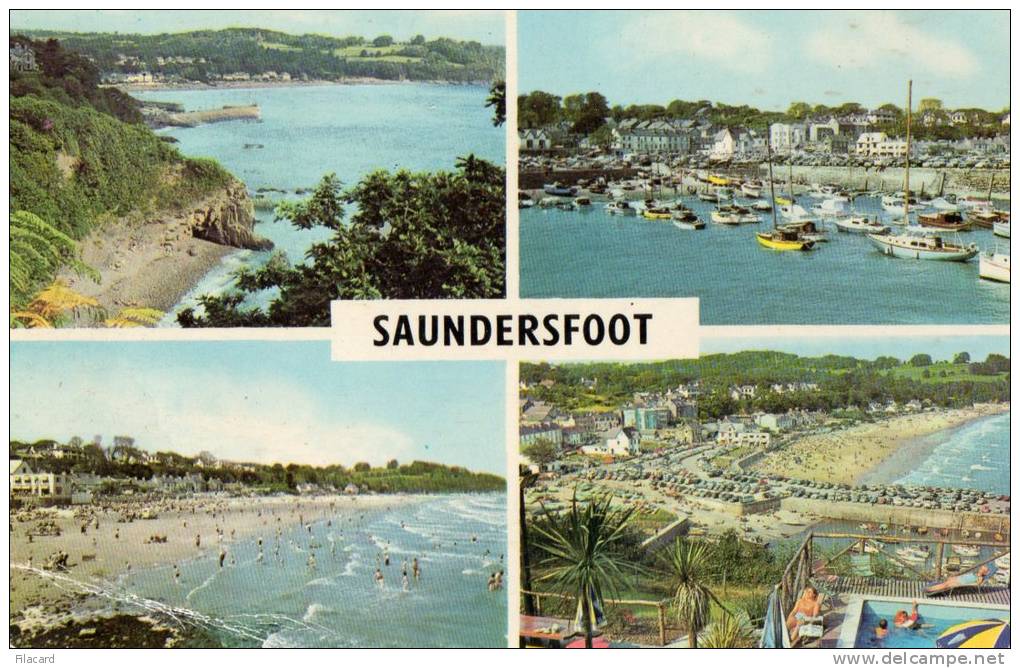 21180   Regno  Unito,   Saundersfoot,  VG  1971 - Pembrokeshire