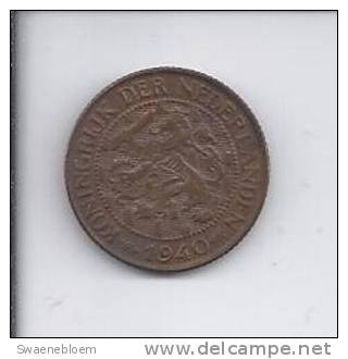 Munten - Nederland - 1 Cent Van 1940 - Koningrijk Der Nederlanden. - Netherlands - Coins Pay-Bas - Hollande. - 1 Cent