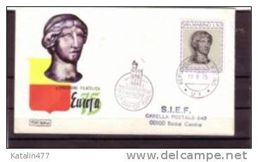 San Marino, 1975. Europa, International Exposition, Napoli,  FDC - FDC