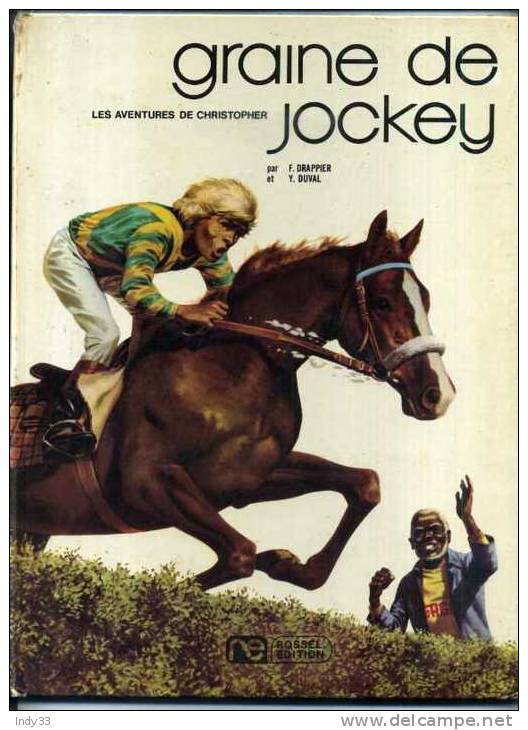 - LES AVENTURES DE CHRISTOPHER . GRAINE DE JOCKEY  . ROSSEL  EDITION 1973 - Other & Unclassified